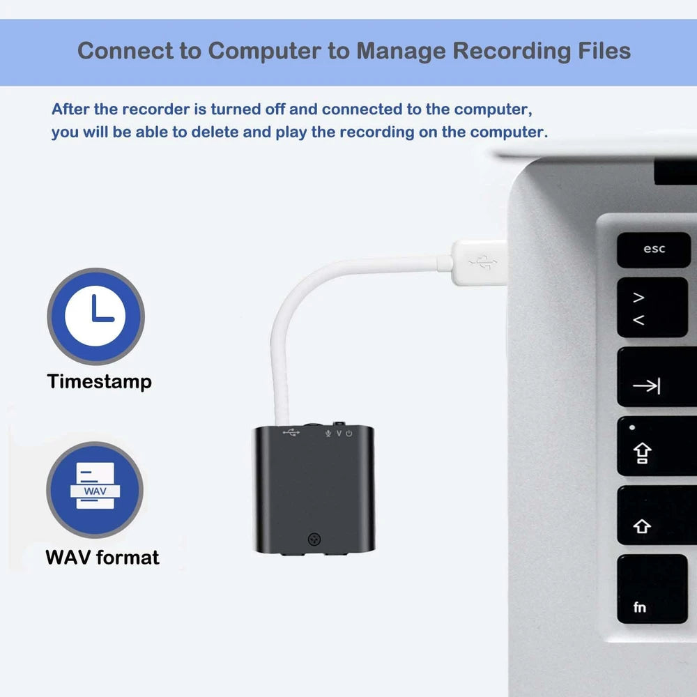 Spy Magnetic Voice Recorder