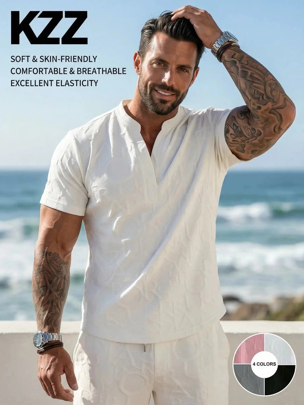Letter Print Casual Lounge Set