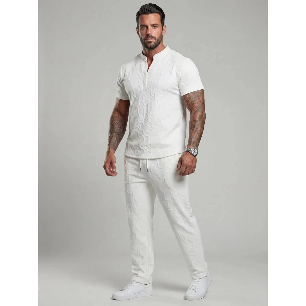 Letter Print Casual Lounge Set
