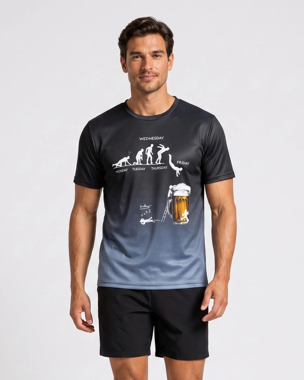 Beer Evolution Graphic Tee