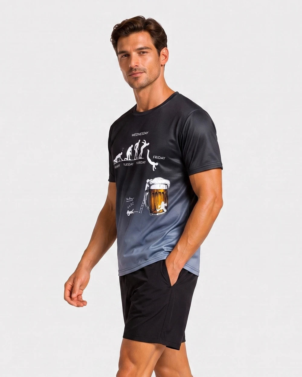 Beer Evolution Graphic Tee