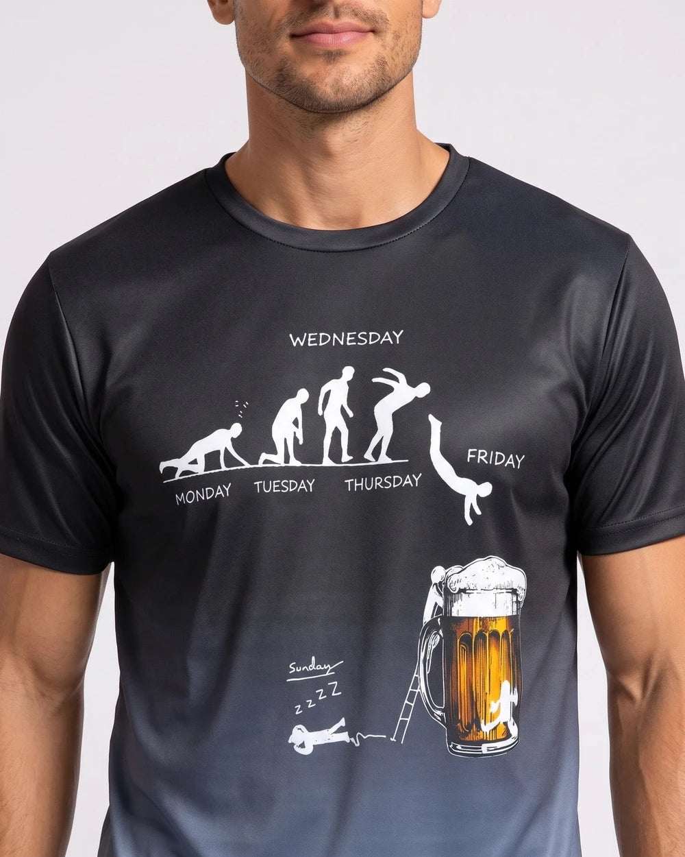 Beer Evolution Graphic Tee