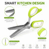 5-Blade Stainless Steel Herb Scissors