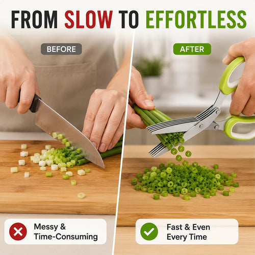 5-Blade Stainless Steel Herb Scissors
