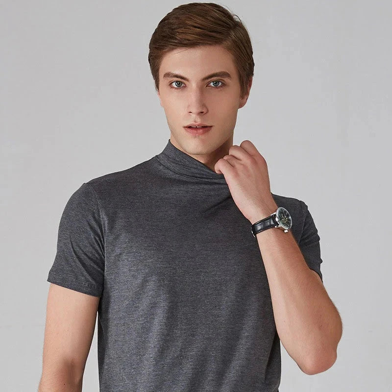 High Neck Slim Fit T-shirt
