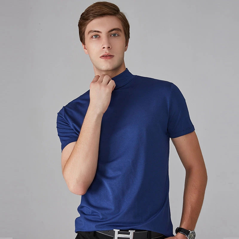 High Neck Slim Fit T-shirt