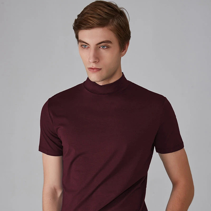 High Neck Slim Fit T-shirt