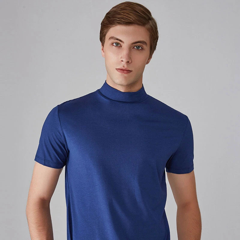 High Neck Slim Fit T-shirt