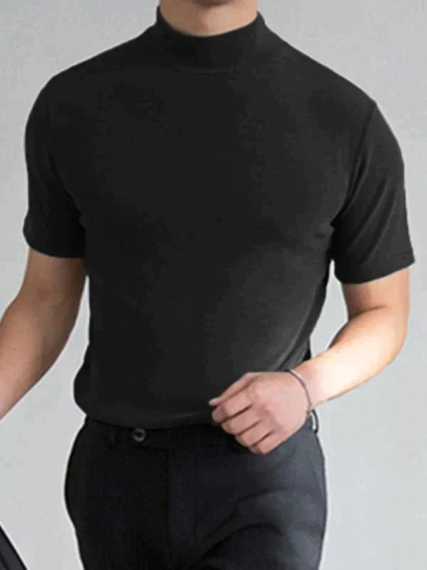 High Neck Slim Fit T-shirt