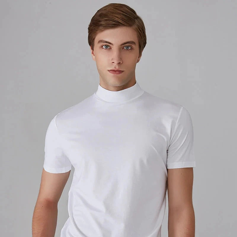 High Neck Slim Fit T-shirt