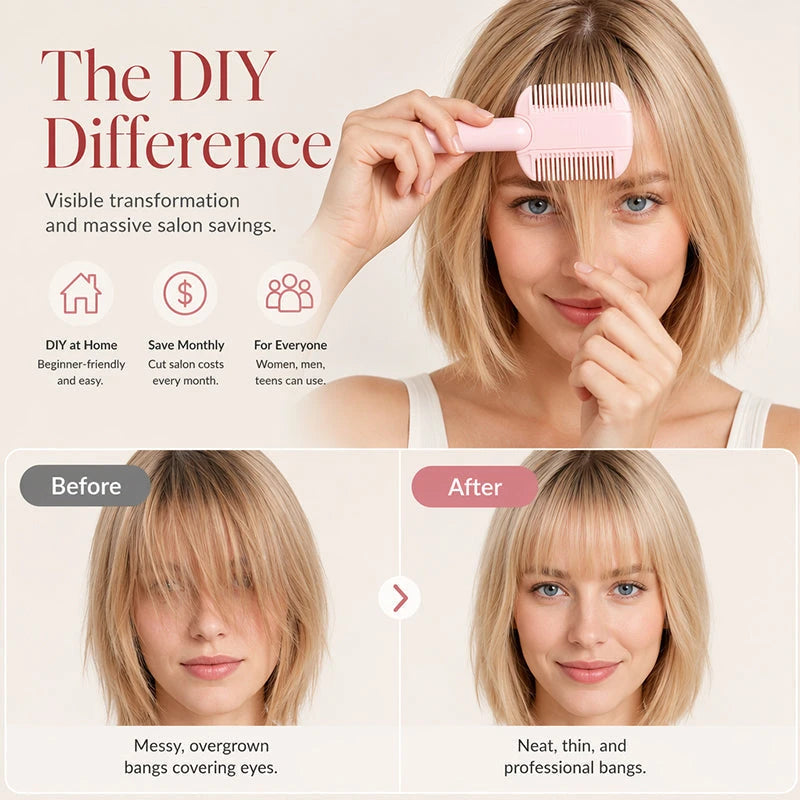 Portable Hair Thinning &amp; Styling Comb