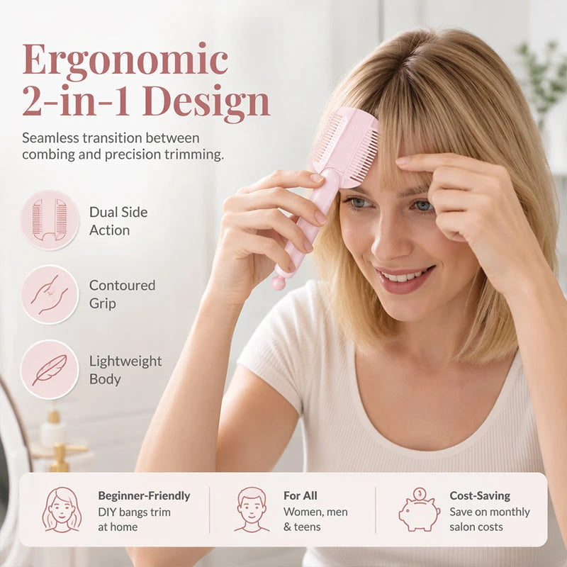 Portable Hair Thinning &amp; Styling Comb
