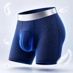 Leakproof Ice Silk Mesh Mens Boxer