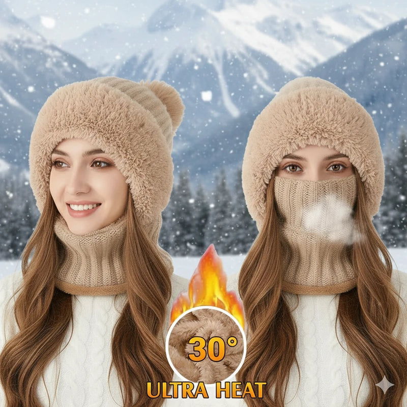 Integrated Premium Knit Beanie Hat