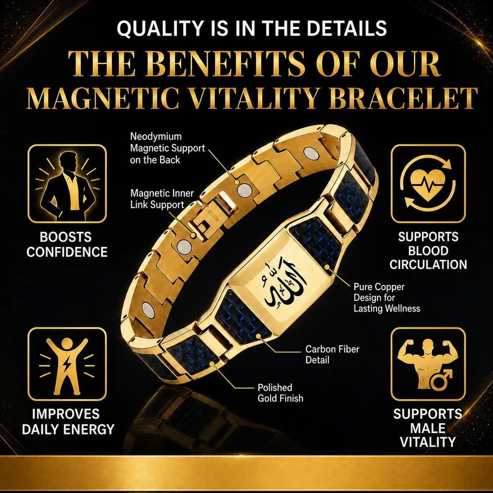 Mens Vitality Magnetic Bracelet