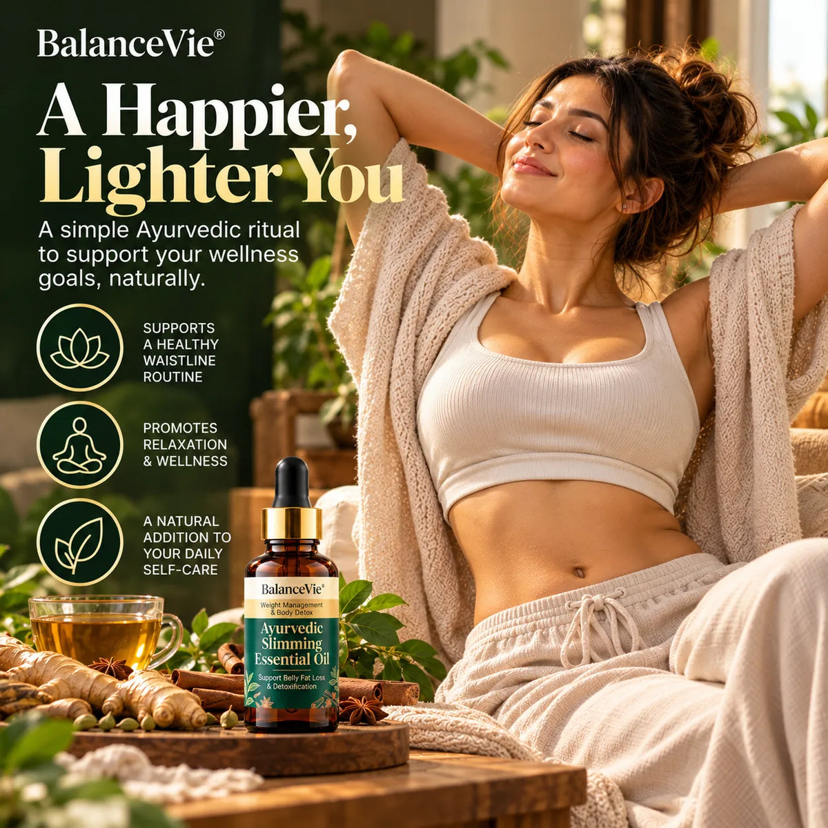 NaturaCurve – Herbal Belly & Body Oil | Simple Nightly Navel Oil Ritual for Women