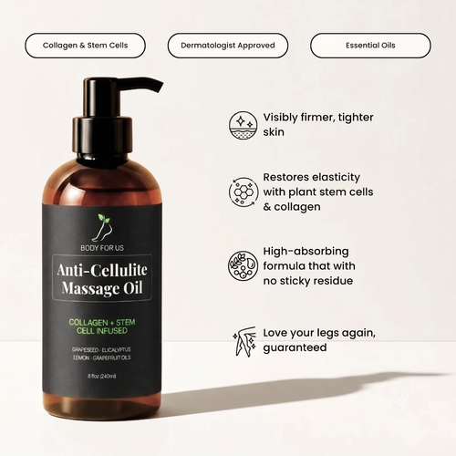 Body For Us Anti-Cellulite Massage Oil
