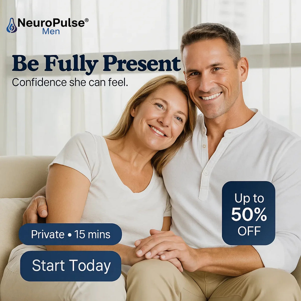 NeuroPulse Pelvic Therapy Device Seat-Style Pelvic Floor Trainer for Home