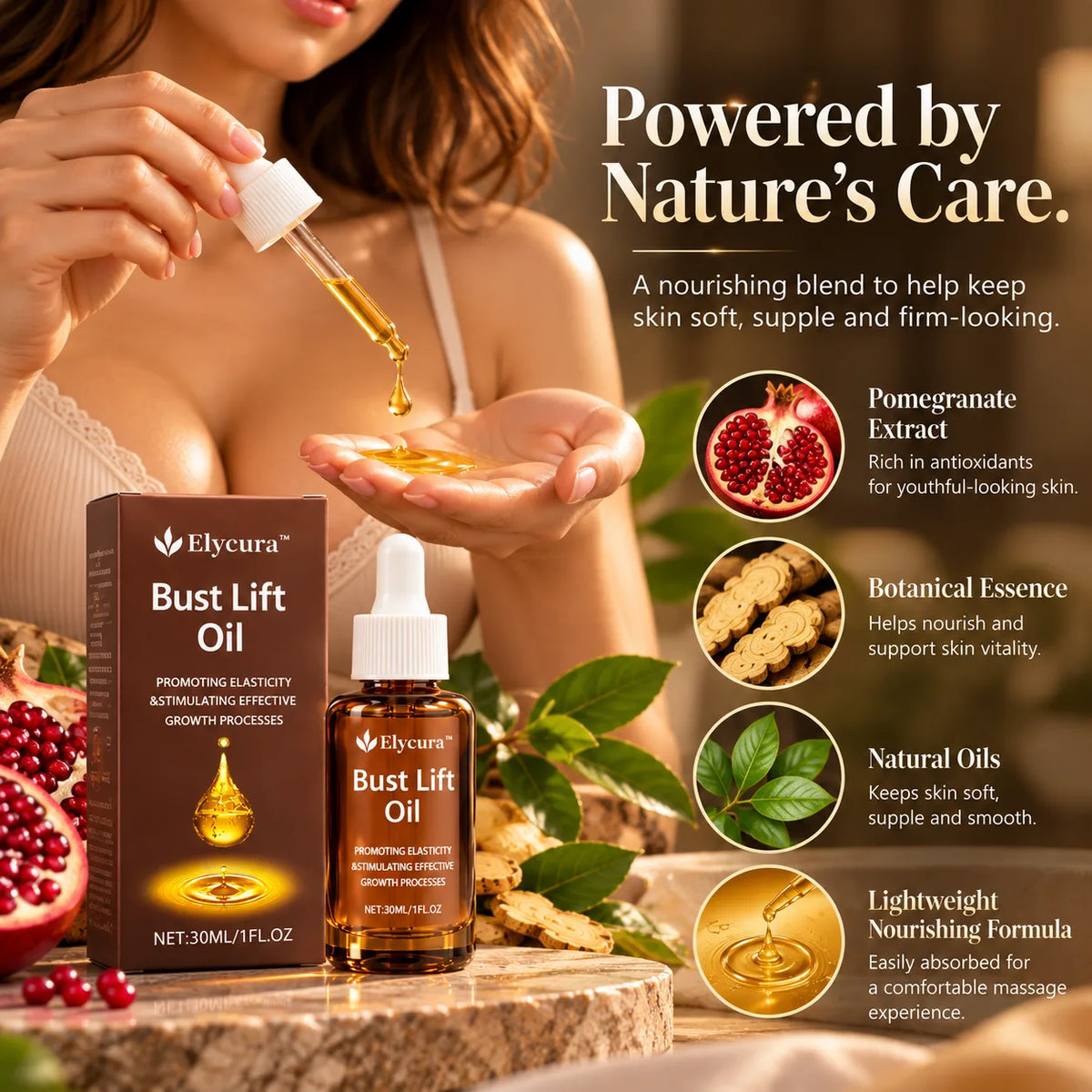 LuxeLift – Bust Firming & Hydrating Body Oil