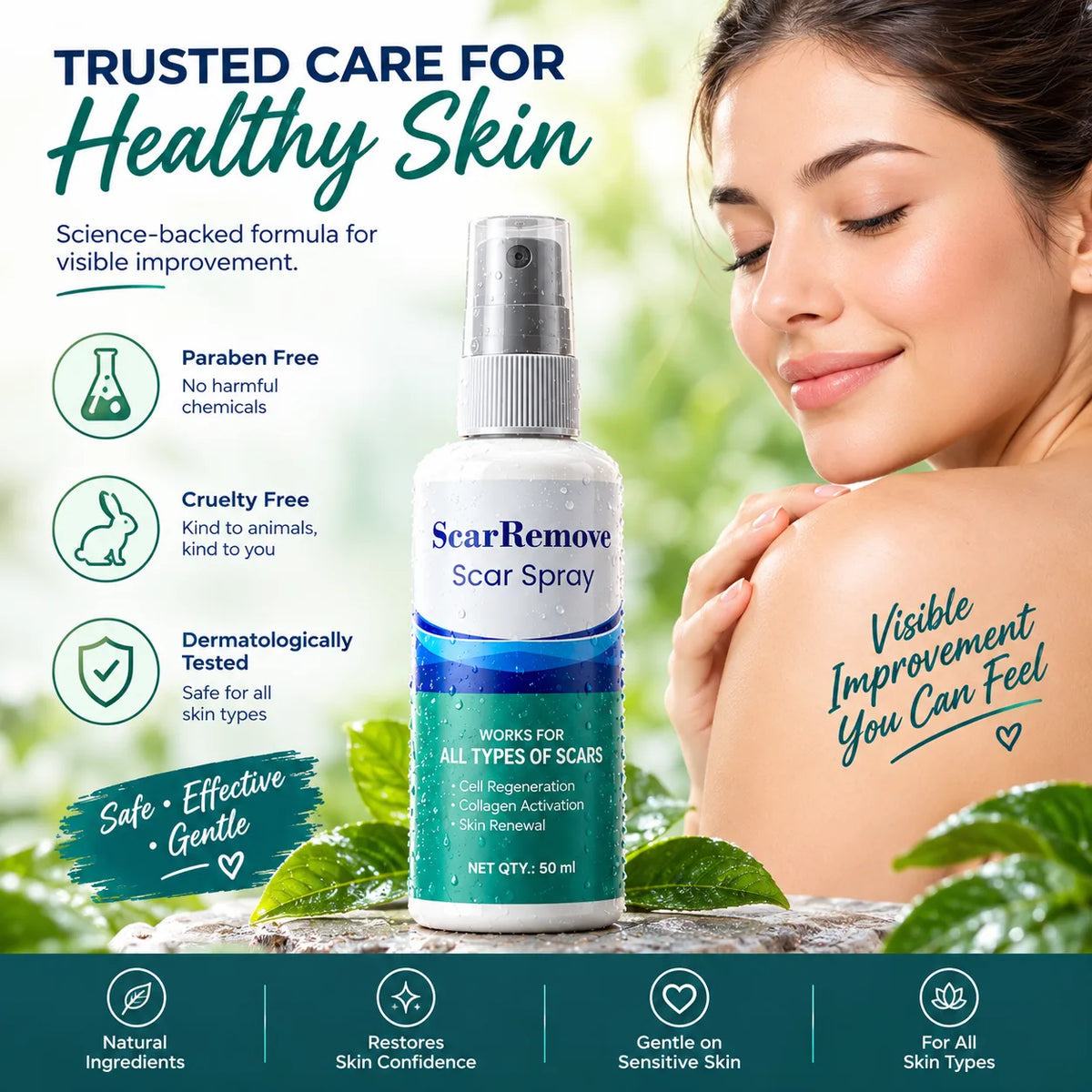 Body Scar Correcting Spray Duo - Buy 1 Get 1 Free | Old Marks, Fresh Care