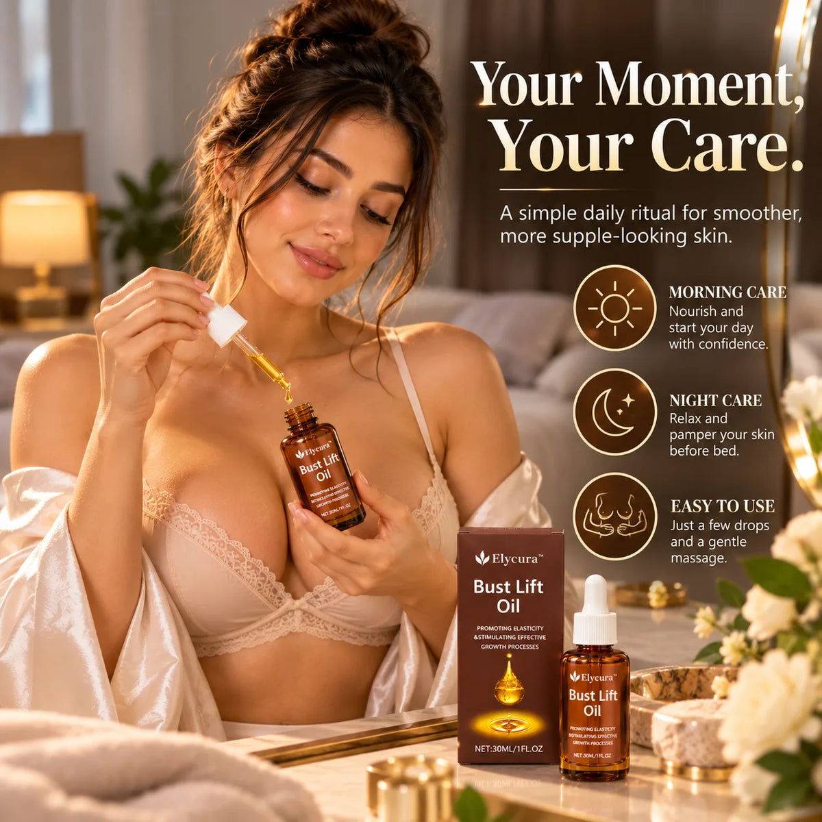 LuxeLift – Bust Firming & Hydrating Body Oil