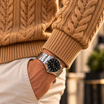 LuxeCable Quarter-Zip Cable Knit Sweater